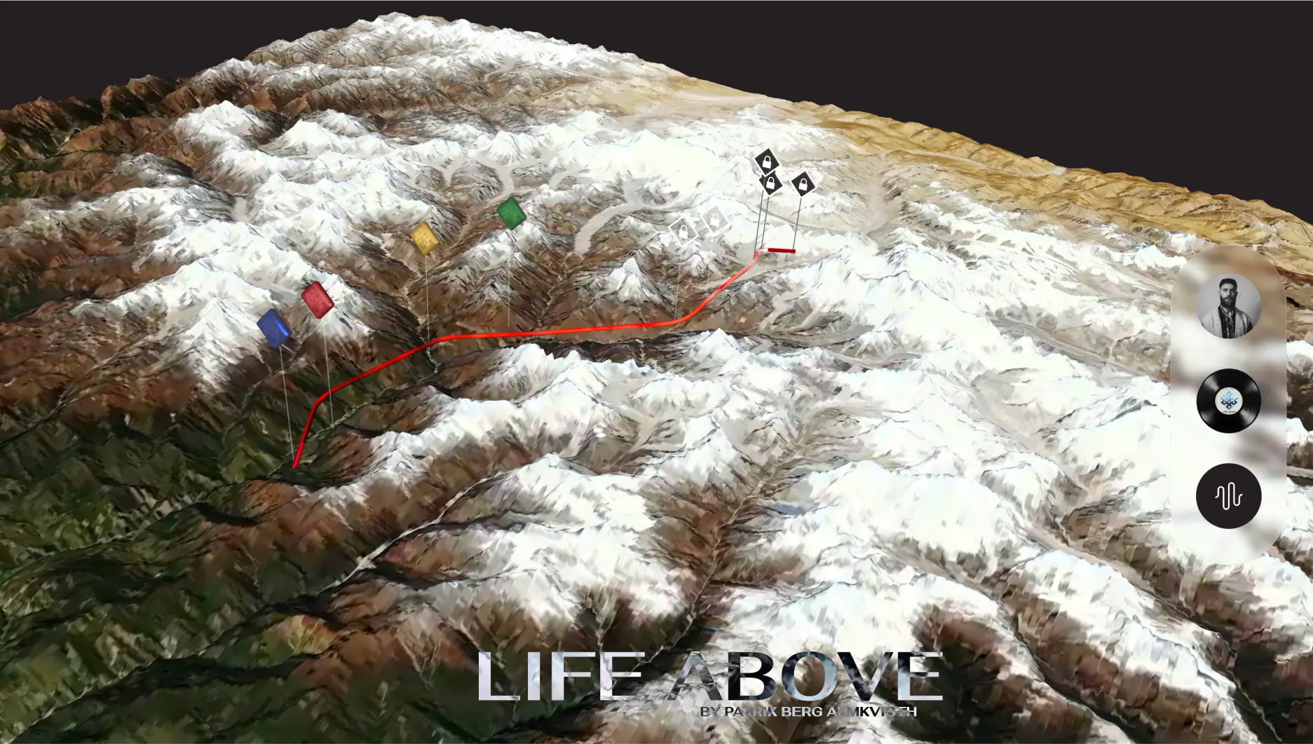 Life Above: Interactive 3D terrain story with audio