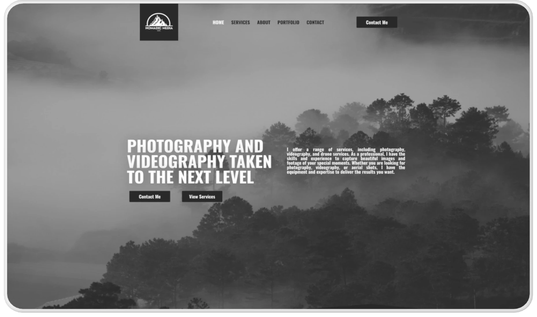Nomadic Media Co.: Photography and videography portfolio site