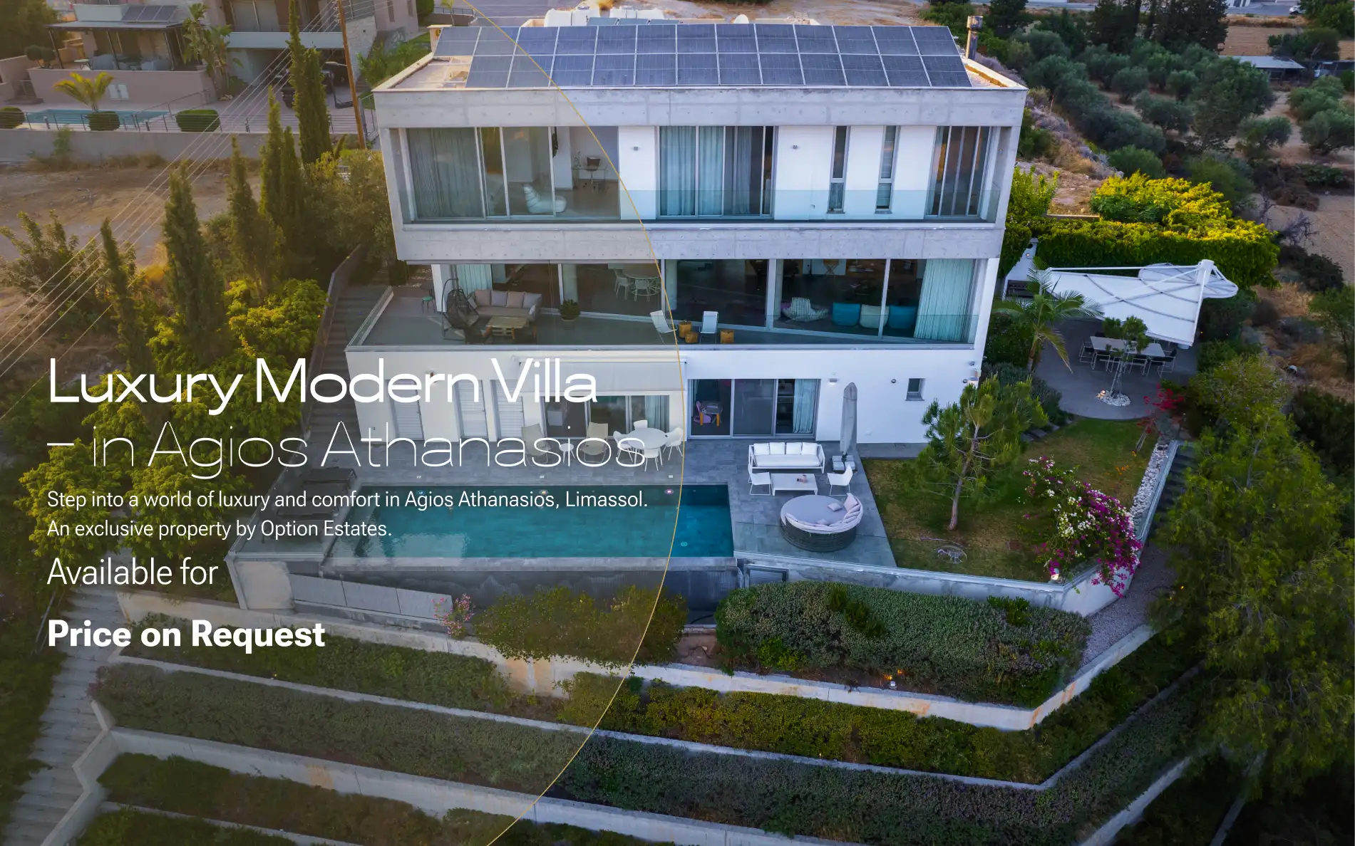 Option Estates: Property listing visuals for a Limassol estate agent